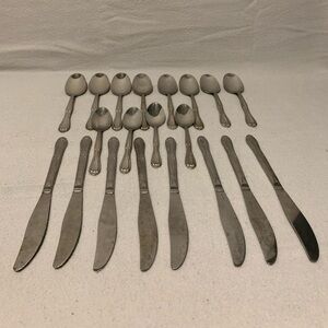 Americana Products Stainless Flatware Set - butter knives and spoons